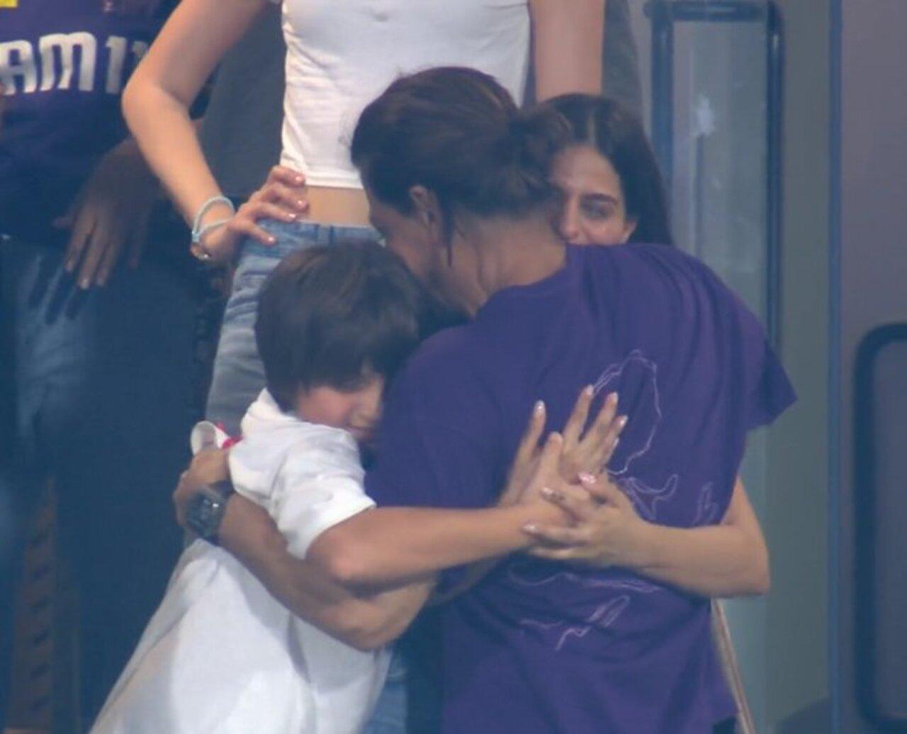 The night before his birthday, AbRam was seen with his family in Chennai for the IPL final as Khan's team KKR and SRH battled it out for the trophy. After KKR emerged victorious, AbRam was seen heading to hug his father and sister, Suhana